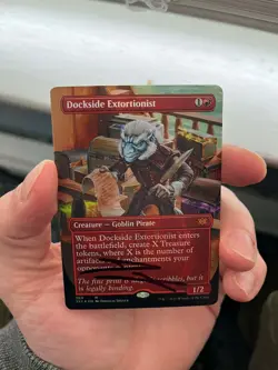 MTG Dockside Extortionist Double Masters 2022 #360 x1 Near Mint FOIL SIGNED - Image 1