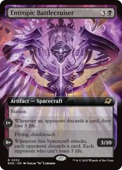 Entropic Battlecruiser (Extended Art) Edge of Eternities Regular 332 NM - Image 1