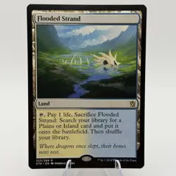 Magic MTG: Flooded Strand - Khans Of Tarkir (KTK) #233 Near Mint Rare - Image 1