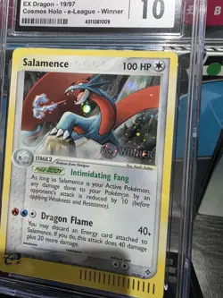 2004 Salamence E-League Cosmos Holo winner stamped pokemon #19/97 CGC 10 💎💎💎 - Image 3