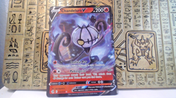 Chandelure V SWSH08 - Fusion Strike Ultra Rare Pokemon Card NM - Fast Shipping - Image 1
