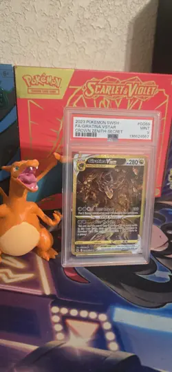 Pokemon Giratina VSTAR Secret Rare Full Art Holo GG69/GG70 Crown Zenith PSA 9 - Image 1