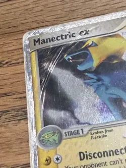 Manectric EX 101/107 Deoxys Holo Ultra Rare Pokemon Card 2005 Vintage - Image 3