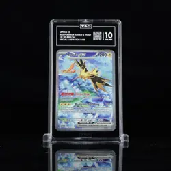Pokemon Zapdos EX TCG 202/165 SIR Scarlet & Violet 151 TAG 10 - Image 1