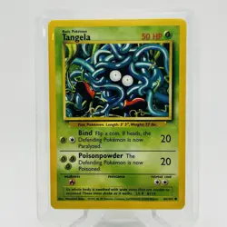 Pokemon TCG Tangela Base Set 66/102 Regular Unlimited Common NM - Image 1