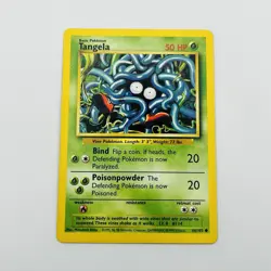 Pokemon TCG Tangela Base Set 66/102 Regular Unlimited Common NM - Image 2