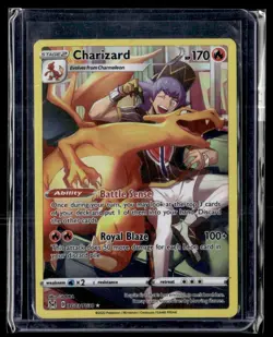 2022 Sword & Shield Series - Lost Origin - Trainer Gallery Charizard Rare #TG3 - Image 1