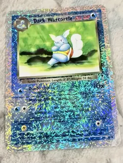 Pokemon TCG Dark Wartortle Reverse Holo LP Legendary Collection 39/110 - Image 2