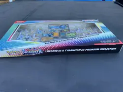 Pokemon TCG Prismatic Evolutions Lucario Ex + Tyranitar Ex Premium Collection - Image 3