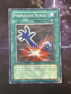 Premature Burial - SDRL-EN024 - Common - 1st Edition x1 - Lightly Played YuGiOH! - Image 1