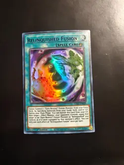 Yugioh Relinquished Fusion (Purple) - LDS1-EN049 - 1st Ed. Ultra Rare - NM - Image 1