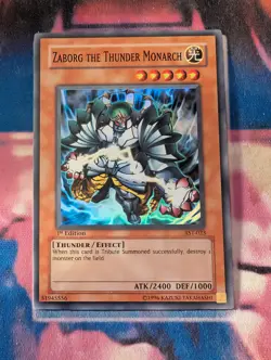 Zaborg the Thunder Monarch AST 1st LP Yugioh - Image 1