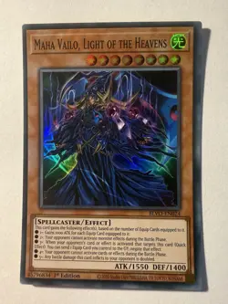 Maha Vailo, Light Of The Heavens BLVO-EN024 Yu-Gi-Oh! NM 1st Edition - Image 1