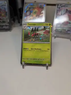 Pokemon TCG Scarlet & Violet Yanmega SVP187 Black Star Promo Holo - NEAR MINT - Image 1
