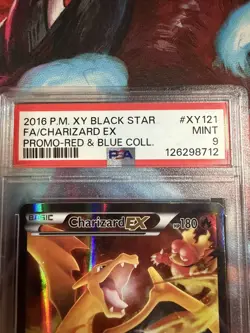 Charizard EX XY121 2016 Pokemon XY Full Art Promo PSA 9 - Image 2