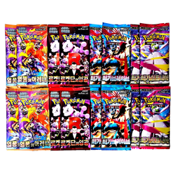 16 PACKS Destined Rivals Mega Evolutions Pokemon TCG Card Booster Sealed KOREAN - Image 1