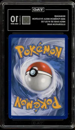 Pokemon Bulbasaur Mega Evolution Illustration Rare #133 TAG 10 Gem Mint - Image 2