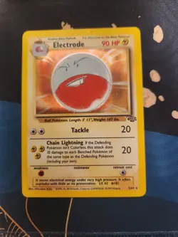 Electrode 2/64 Jungle Holo Unlimited Pokemon Trading Card Game - Image 1