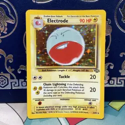 Electrode 2/64 Jungle Holo Unlimited Pokemon Trading Card Game LP + - Image 1