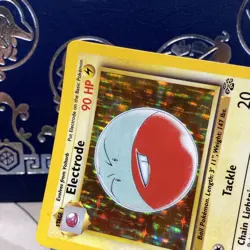 Electrode 2/64 Jungle Holo Unlimited Pokemon Trading Card Game LP + - Image 3