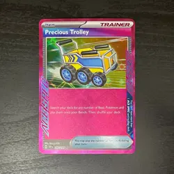 Precious Trolley 185/191 Sv08: Surging Sparks ACE Spec Rare Holo Pokemon Card NM - Image 1
