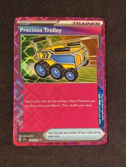 Precious Trolley 185/191 ACE SPEC Rare Holo NM Pokemon SV08: Surging Sparks - Image 1