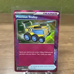 Precious Trolley 185/191 Sv08: Surging Sparks Holo Ace Spec Pokemon - Image 1