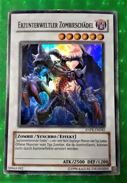 Yu-Gi-Oh ANPR Erzunterweltler Zombieschadel "excellent", non first - Image 1