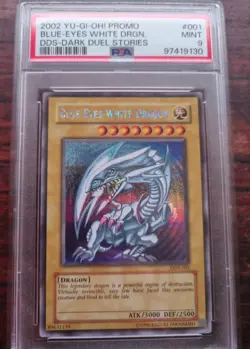 Yu-Gi-Oh Blue Eyes White Dragon DDS-001 PSA 9 Prismatic Secret Rare - Image 1