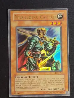 Marauding Captain Yu-Gi-Oh LOD-018 Ultra Rare Card Lightly Played LP - Image 1