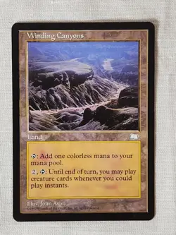 NM Winding Canyons Weatherlight Mtg Magic the Gathering - Image 1