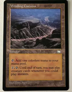 Magic The Gathering - Winding Canyons - Weatherlight - Image 1