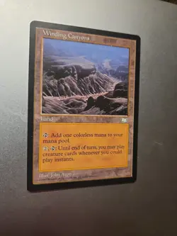 Winding Canyons Weatherlight Magic the Gathering Regular Card LP! - Image 2