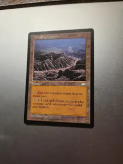 Winding Canyons Weatherlight Magic the Gathering Regular Card LP! - Image 3