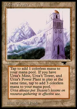 1x Urza's Tower (Mountains) Moderate Play MTG Magic - Kid Icarus - - Image 1