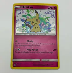 Mimikyu SM163 Holo Pokemon Sun & Moon Team Up Black Star Blister Promo Card - NM - Image 1