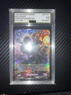 Digimon Card Game AGS Graded 10 Slab Lot, Premium Binder Set Of 4. - Image 5