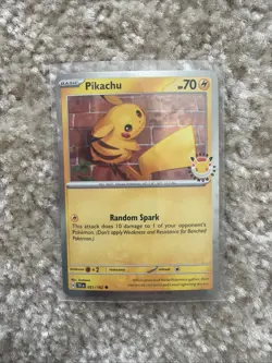 Pikachu (Pokemon Day 2026) 051/162 TCG Card Cosmos Holo - Image 1