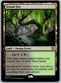 Vernal Fen R Commander: Lorwyn Eclipsed 63 NM - Image 1