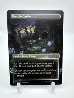 Temple Garden (Borderless) (0351) Lorwyn Eclipsed Regular MTG - M/NM - Image 2