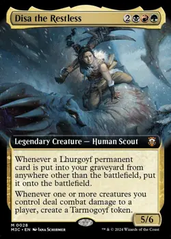 x1 Disa the Restless - Extended Art M MTG Commander: Modern Horizons 3 M/NM, Eng - Image 1