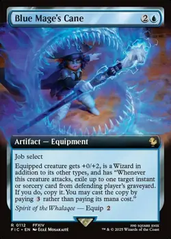 x1 Blue Mage's Cane - Extended Art R MTG Commander: Final Fantasy M/NM, English - Image 1