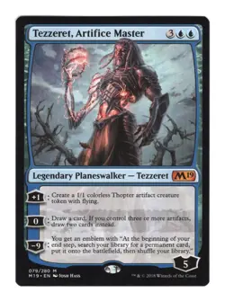 Tezzeret, Artifice Master, Core Set 2019 (M19), NM MTG English Regular - Image 1