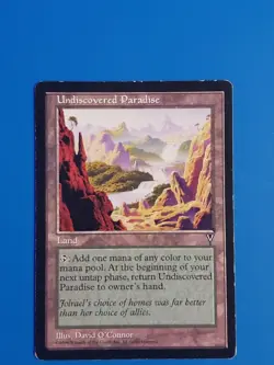 Undiscovered Paradise , MTG Visions Light Play LP - Image 1