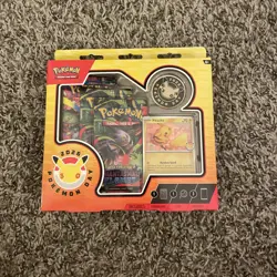 Pokemon TCG Pokemon Day 2026 Collection Box Pikachu Promo Coin 3 Booster Packs - Image 1