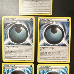 Pokemon TCG Special Energy Lot (6) - Burning, Dangerous, Splash Energy - Image 3
