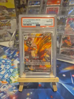 Pokemon TCG Blaziken 192/182 Destined Rivals Illustration Rare PSA 10 Gem Mint - Image 1