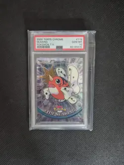 2000 Topps Chrome Pokemon Series 2 Seaking #119 PSA 10 - Image 1