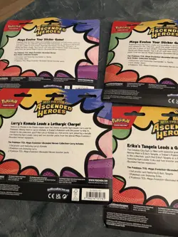 Pokemon TCG Ascended Heroes Tech Sticker Collection Bundle x4 - Image 2