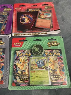 Pokemon TCG Ascended Heroes Tech Sticker Collection Bundle x4 - Image 4